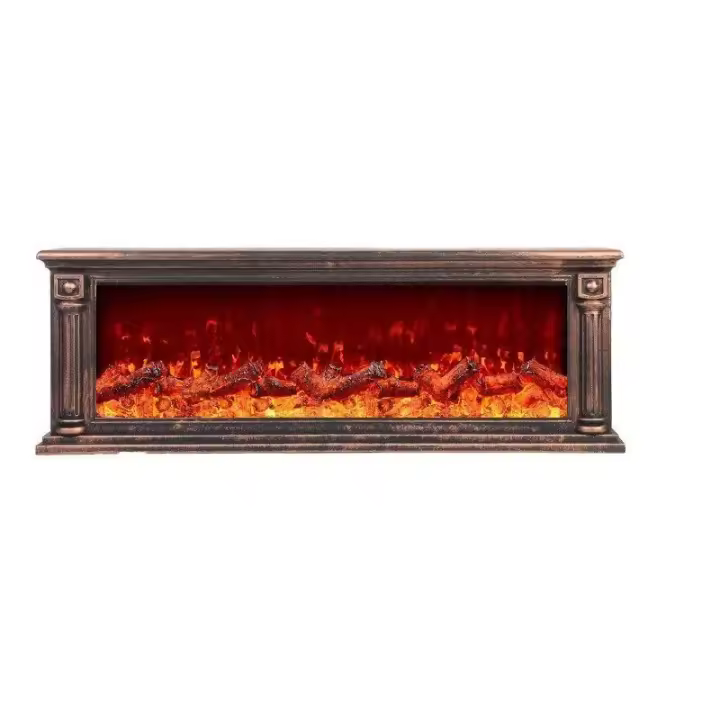 Chimenea artificial con luz led para decoración hogar interior Navidad - 1