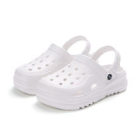 Zapatillas De Plataforma Gruesa Para Mujer Sandalias Antideslizantes De Playa Verano 2024 Moda Suela Mediana EVA Mocasines - details 2