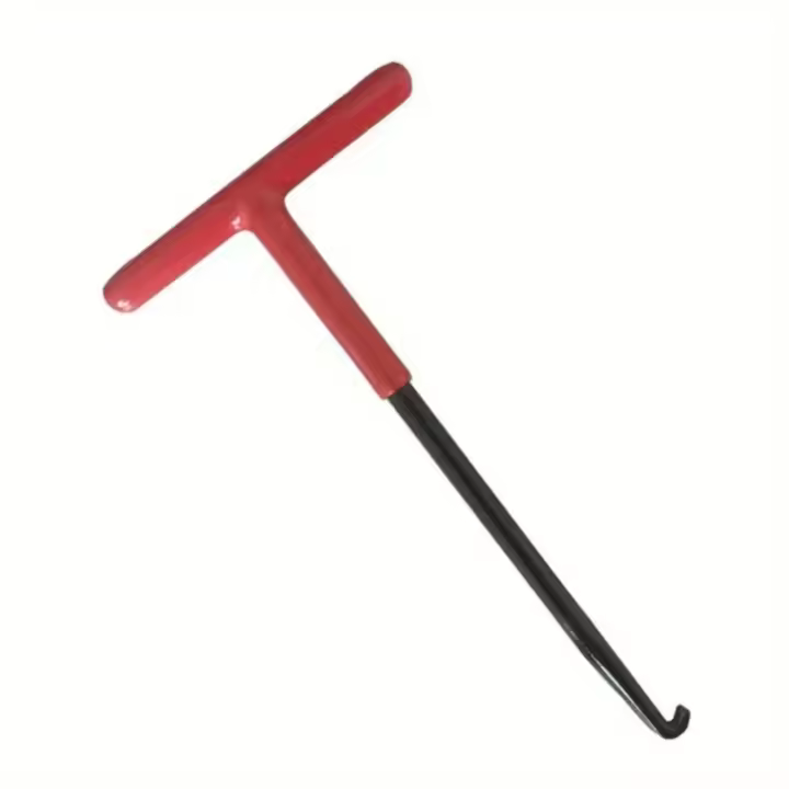 Herramienta De Extracción De Escape Para Motocicleta Con Mango T-Formado Y Cuerda De Goma Para Fácil Remoción E Instalación Del Tubo - 1