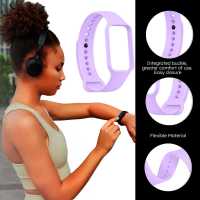 Ociodual Correa de Recambio Compatible con Xiaomi Smart Band 8 Active/Redmi Smart Band 2, de color Lavanda, Pulsera de Repuesto de Silicona Suave Flexible Sport Goma Transpirable - details 6