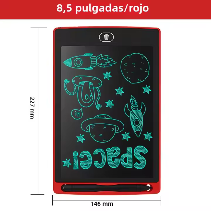 Tablet Gráfica Digital Para Dibujo Electrónico Tablero De Escribano Electrónico Para Niños 8.5 Pulgadas Pantalla LCD Juguete De Escritura - 1