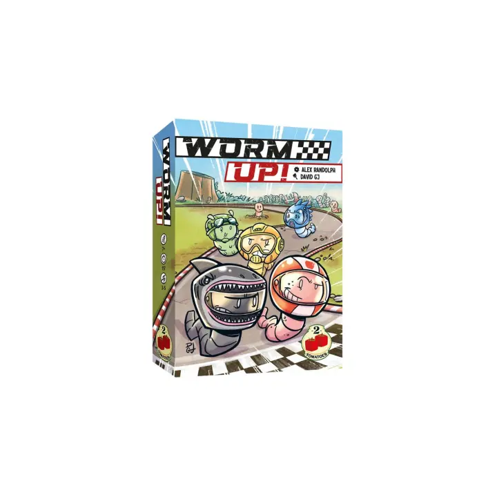 2Tomatoes Games | Worm Up! | Juego de Mesa Familiar con Tablero | Carrera de Gusanos con Estrategia, Engaño y Mucha Diversión | 3-5 Jugadores | Español | Temáticas: Animales, Carreras y Naturaleza - 1