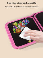 Libro De Dibujo Y Escritura Para Niños Tablero Negro Limpiable Reutilizable Portátil Fácil De Almacenar Con 12 Bolígrafos Juguetes Para Niños - details 17