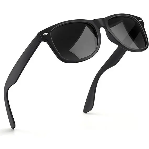 Gafas de Sol polarizadas para hombre y Mujer, rectangulares, retro, Negarras, unisex, Clásicas, ultraligeras - 1