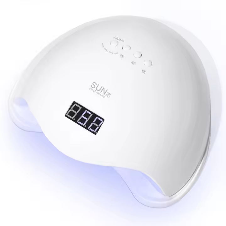 YIKOOLIN Lámpara LED UV Para Uñas 48W Con Sensor Automático Y Pantalla LCD Para Secado Rápido De Gel De Uñas Profesional En Salón Tamaño 22*19.5*10.5cm Peso 380g - 1