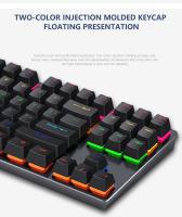 Teclado Mecánico De Juego Mini K620 RGB Con Retroiluminación Teclas Personalizables Y Hotswap USB Para PC Rosa Y Blanca - details 28