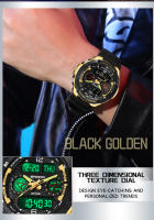 Reloj Electrónico Para Hombre SANDA 6197 Edición Coreana Deportivo Multifuncional Impermeable LED Estudiante Resistente Al Choque Con Pantalla LED Y Cronógrafo - details 3