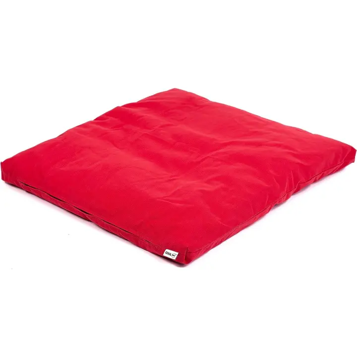 Cooldot Colchoneta Zabuton 100% Orgánica y Ecológica para Yoga y Meditación Relax Alfombra de 7 Capas de Algodón con Funda Lavable Hecha de Materiales Sostenibles - Varios Colores - 1