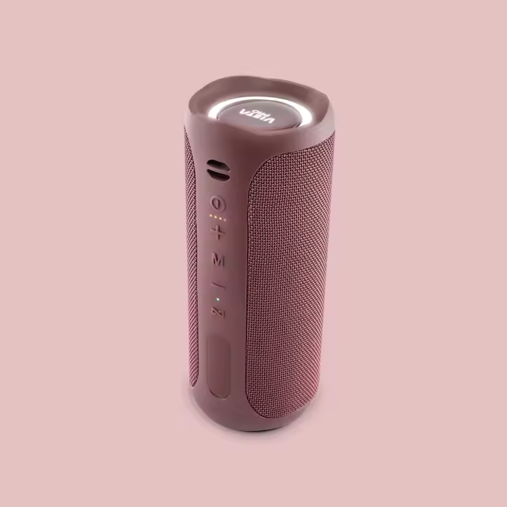 Altavoz Upper 3 de Vieta Pro, con Bluetooth, True Wireless, Micrófono, Radio FM, 10 Horas de autonomía, Resistencia al Agua IPX7, Entrada Auxiliar y sistema de luces; - 1