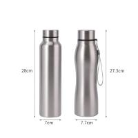 Botella Deportiva De Acero Inoxidable 1000ML Roja Reutilizable Para Gimnasio Y Camping Con Tapa Directa Para Beber - details 2