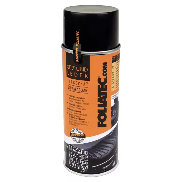 SPRAY COLOR NEGRO BRILLANTE PARA PIEL  1X 400 ML - 1