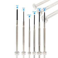Juego De Destornilladores 6Pcs Para Relojes Y Relojes Portátiles Reparación De Gafas Y Móviles Set De Destornilladores Pequeños Multifuncionales De Acero Cromo-vanadio Magnéticos - details 3