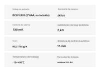 Sensor De Puerta Inteligente WiFi Tuya Sensor De Ventana Detectores De Apertura/Cierre Para Hogar Inteligente Compatible Con Google Home Alexa - details 8