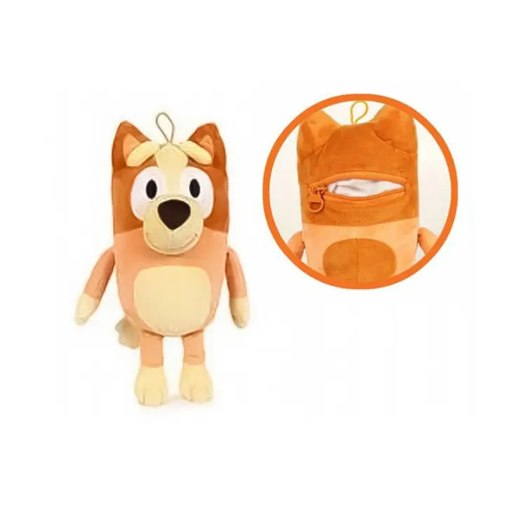perrito ,bingo, bluey, peluche soft ,40cm,con caremallera,regalo,cumpleano,rey,regalo,para nina y nino,coleccion,play by play - 1