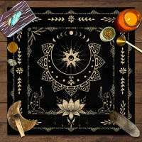 Mantel De Tarot Con Tu Poder En Forma De Serpiente Y Estampado Floral Y Vegetal Para Decoración De Altar Estilo Clásico Material Poliéster/Celulosa - details 1