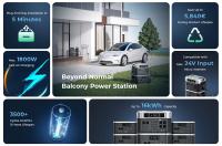 OUKITEL BP2000 Estación de Energía Portátil, 2048Wh/640000mAh Generador Solar con Batería LiFePO4, Salida CA 2200W, UPS 2000W, 5 Formas de Carga, Compatible con Expansión de Hasta 7 Paquetes de Baterías, Adecuado para Uso en Exteriores - details 1