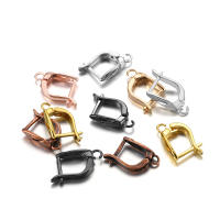 6-12Pcs/lot Gancho Para Pendientes De Color Oro Clavija Retro Con Cierre De Bucle Abierto Accesorios De Joyería Para DIY - details 7