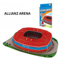 Puzzle 3D De Estadios De Fútbol Bernabeu Camp Nou Anfield Juego De Construcción Para Niños Modelo De Edificios Famous - details 16