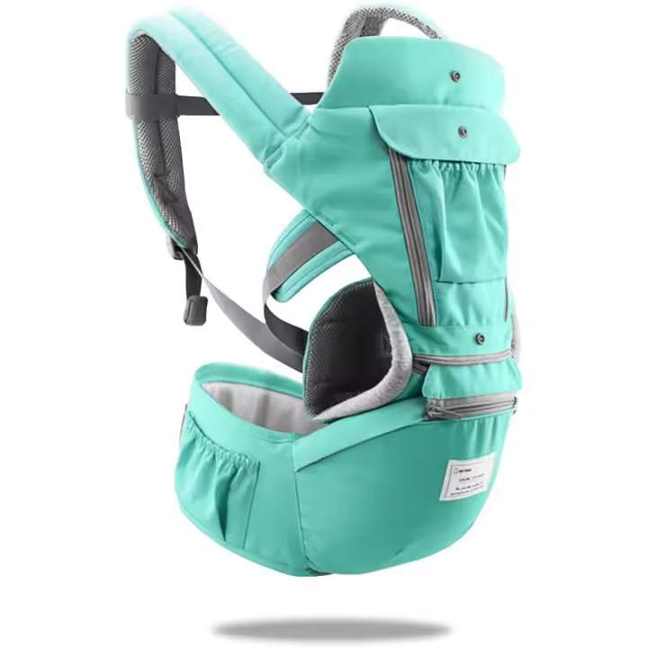 3 en 1 multimazón Hipseat Carrier, delantero y trasero, Algodón, ergonómico, fácil Mamá, advado al cinento de su hijo - 1