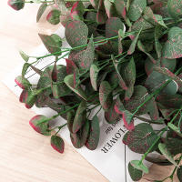 Flores Artificiales Verdes De Alta Calidad Eucalipto De Seda Hojas Postizas Para Decoración De Casas Y Boda Arreglo Floral DIY - details 4