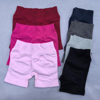 Shorts De Yoga Para Mujer Sin Costuras Scrunch Bum Gimnasio Workout Low Waist Leggings Estirables Running Shorts - details 2