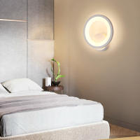Lámpara De Pared Redonda Para Iluminación Europea Instalación En Pared Para Dormitorio Pasillo Sala De Estar Iluminación Diaria Sin Dispositivo Inteligente - details 8
