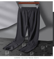 Pantalones Deportivos De Correr Para Hombre Transpirables Y Elásticos Ice Silk Jogging Ajustables Para Gimnasio Y Entrenamiento Al Aire Libre Talla Hasta 8XL - details 11