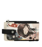 Tarjetero Anekke Alma - Tarjetero de mujer - Monedero con cierre de cremallera - Bolsillo exterior trasero con cremallera - Ref. 40709-013 - Mide 16 x 9 x 1 cm - details 0