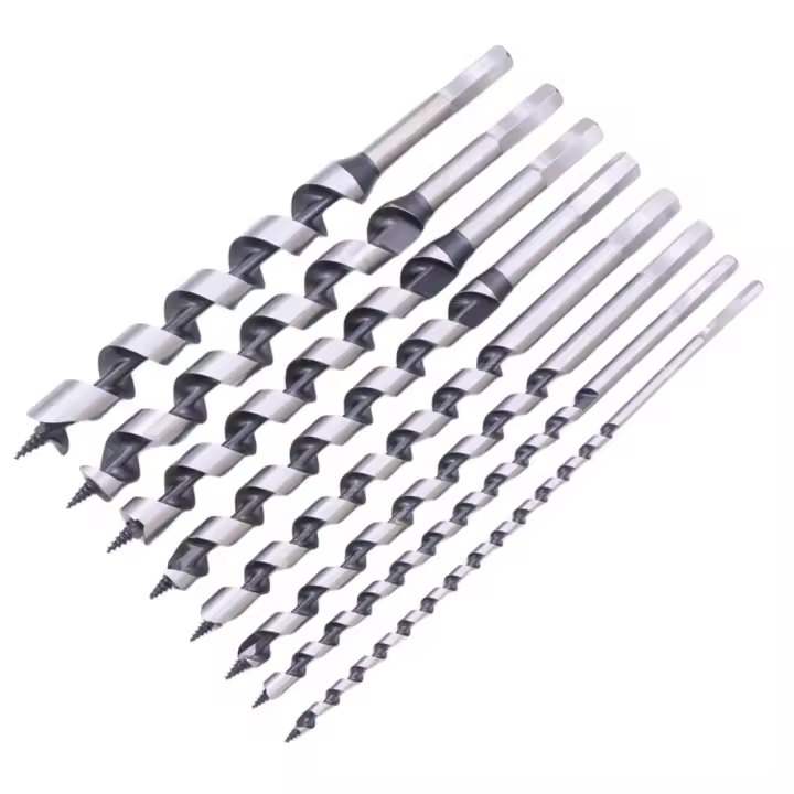 Herramienta De Taladro Para Carpintería 1PC Manguera Hexagonal De 230-460mm Longitud Para Hornear Panes Y Abrazaderas De Madera Herramienta De Reamado Para Puertas De Madera - 1