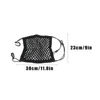 Bolsa De Almacenamiento Para Casco De Motocicleta Con Red De Equipaje Y Gancho Para Bicicleta Y Scooter Material De Malla - details 13