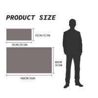 Toalla De Baño Para Hombre Suave Y Absorbente 1pc Anti-Pelusa Secado Rápido Mezcla De Poliéster Diseño Moderno Color Sólido Lavable En Máquina - details 1