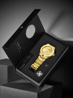 Reloj De Negocios TOMI De Lujo Para Hombres Con Caja De Regalo Caja De Acero Inoxidable De Color Rosa Oro Versátil Y Sencillo Movimiento Cuarzo - details 27