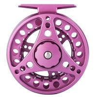 Carrete De Pesca Al Fly Sougayilang CNC Machined Aluminio Cuerpo Acero Inoxidable Eje Principal Knob Antideslizante 5/6 Pesca - details 33