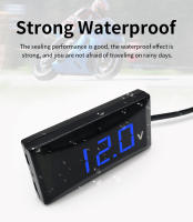 Voltímetro Digital Para Coche Y Motocicleta Rango De Medición 6-30V Forma Cuadrada Mini Monitor De Voltaje - details 1