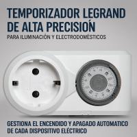 RELOJ TEMPORIZADOR/PROGRAMADOR ANALÓGICO LEGRAND ENCHUFABLE - details 1
