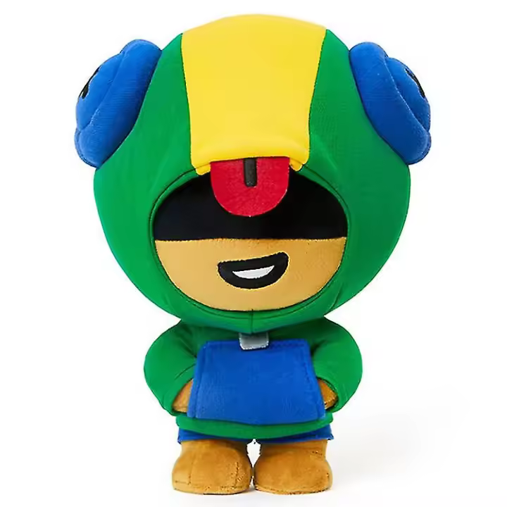 Muñeco de peluche periférico Spike de Brawl de dibujos animados, muñeco de León, figura de juguete de héroe, regalo de juego de alta calidad - 1
