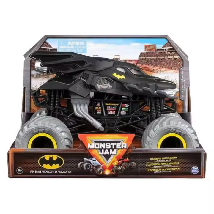 Monster Jam Batman Monster Truck Escala 1:24 6067612 - 1