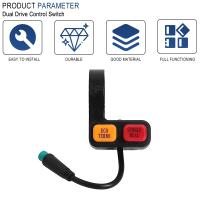 Interruptor De Faros Dual Drive Control 5 Pines Para Scooter Eléctrico Kugoo G-Booster Pieza De Motor Single Y Dual - details 1