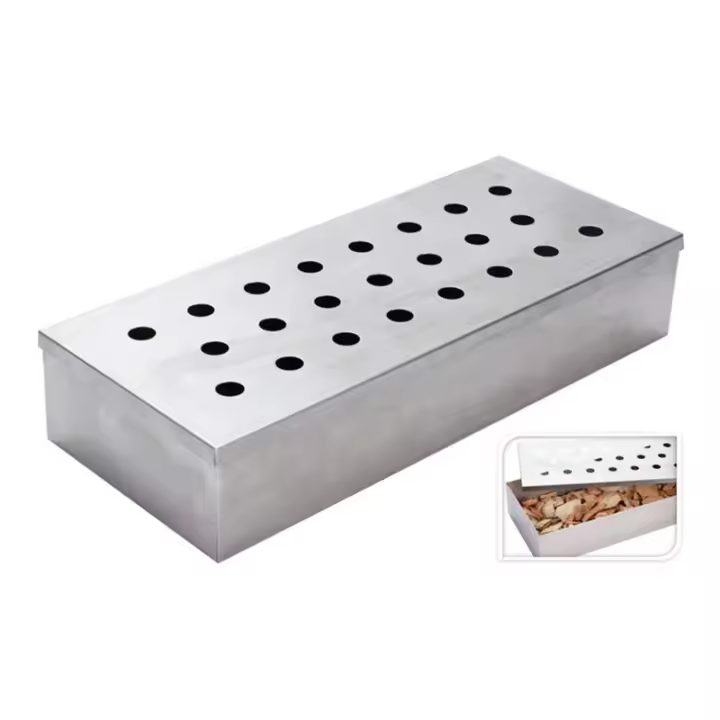 Ahumador Portátil de Acero Inoxidable 45x24x10cm Vaggan - 1