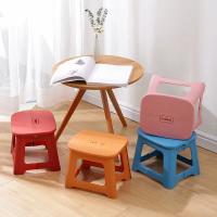 Silla Plegable Portátil De Plástico Grueso Y Ligero Para Uso Doméstico Y Exterior Adecuada Para Baño Y Cocina - details 7
