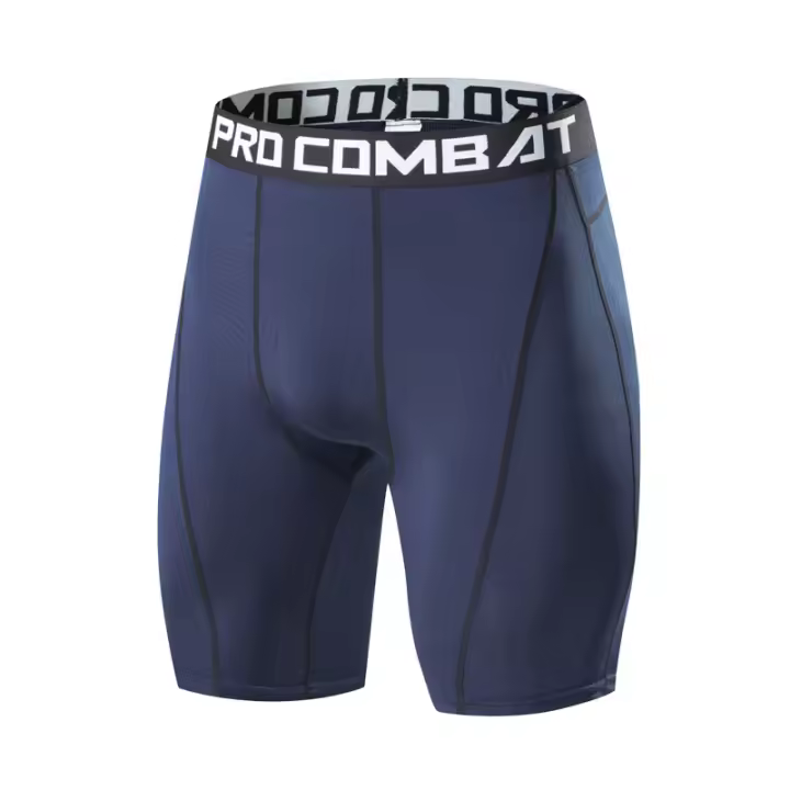 Shorts De Bodybuilding Para Hombre Fitness Workout Elasticos Compresion Tights Leggings Musculares Inseam Gym Male Muscle Alive - 1