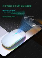 Teclado Inalámbrico Bluetooth Para Tablet Android iOS Windows Con Iluminación RGB Teclado Y Ratón Compatible Con iPad Y Teléfono - details 10