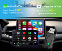 Adaptador Wireless CarPlay Para Coche Android Auto WiFi Bluetooth Compatible Con Volvo Benz Audi Mazda Chevrolet Ford Opel Hyundai VW Toyota Kia GMC - details 1