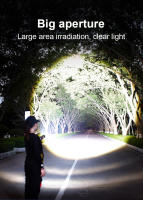 Linterna Táctica Recargable Tipo-C Con Zoom Alta Potencia LED Luz De Emergencia Impermeable Para Actividades Al Aire Libre Y Auto Defensa - details 10