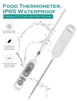 Termómetro Cocina Termómetros Comida Liquidos Agua (25,5*34cm) - details 1