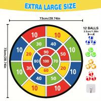 Juego De Dardos Montessori Para Niños Tablero De Tiro Con Arco De Bolitas Adhesivas Juego Educativo Al Aire Libre Deportes De Tiro Con Arco - details 2