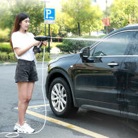 60Bar Pistola de lavado de coche de alta presión inalámbrica portátil, Ajuste de tres posiciones Lavado de coches, utensilios de limpieza doméstica boquilla ajustable con batería de iones de litio, gran volumen - details 6