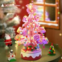 Kit De Bloques Para Construir Un Árbol De Navidad Con Luces Juguete Creativo De Construcción Para Decoración De Hogar Edad Recomendada 3-6 Años - details 1