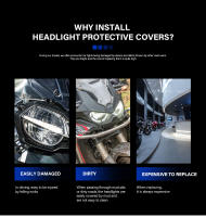 Protector De Faros De Motocicleta Accesorios Acrílicos Cubierta Protectora Para Luz De YAMAHA Tenere 700 XT700Z 2019-2024 - details 2