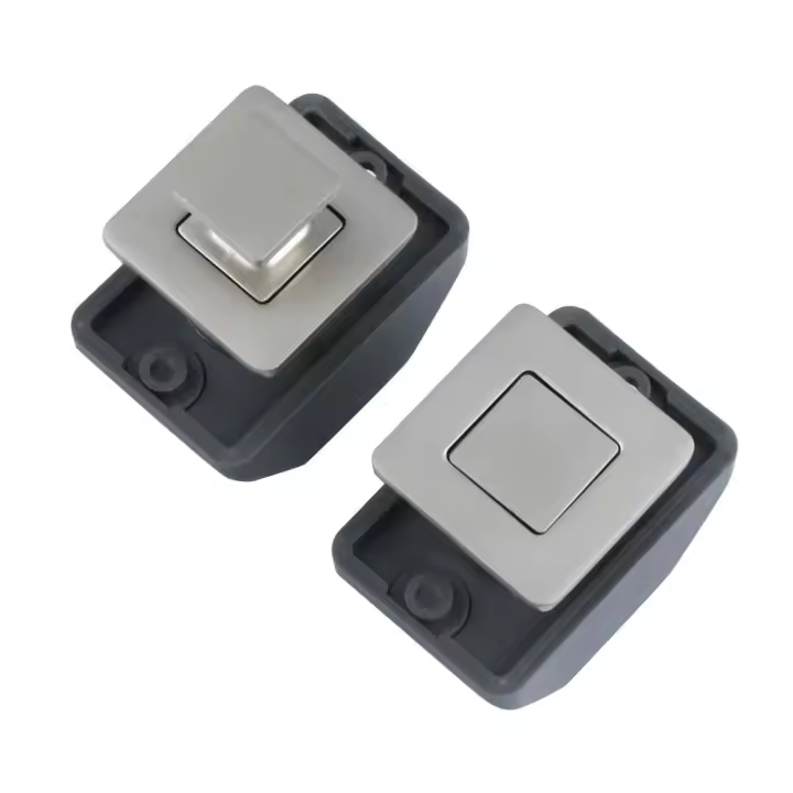 Cerradura De Push Camper Para Coche Caravana Barco Armario Cajón De Armario Cerradura De Botón Para Muebles Herramientas De Hardware - 1